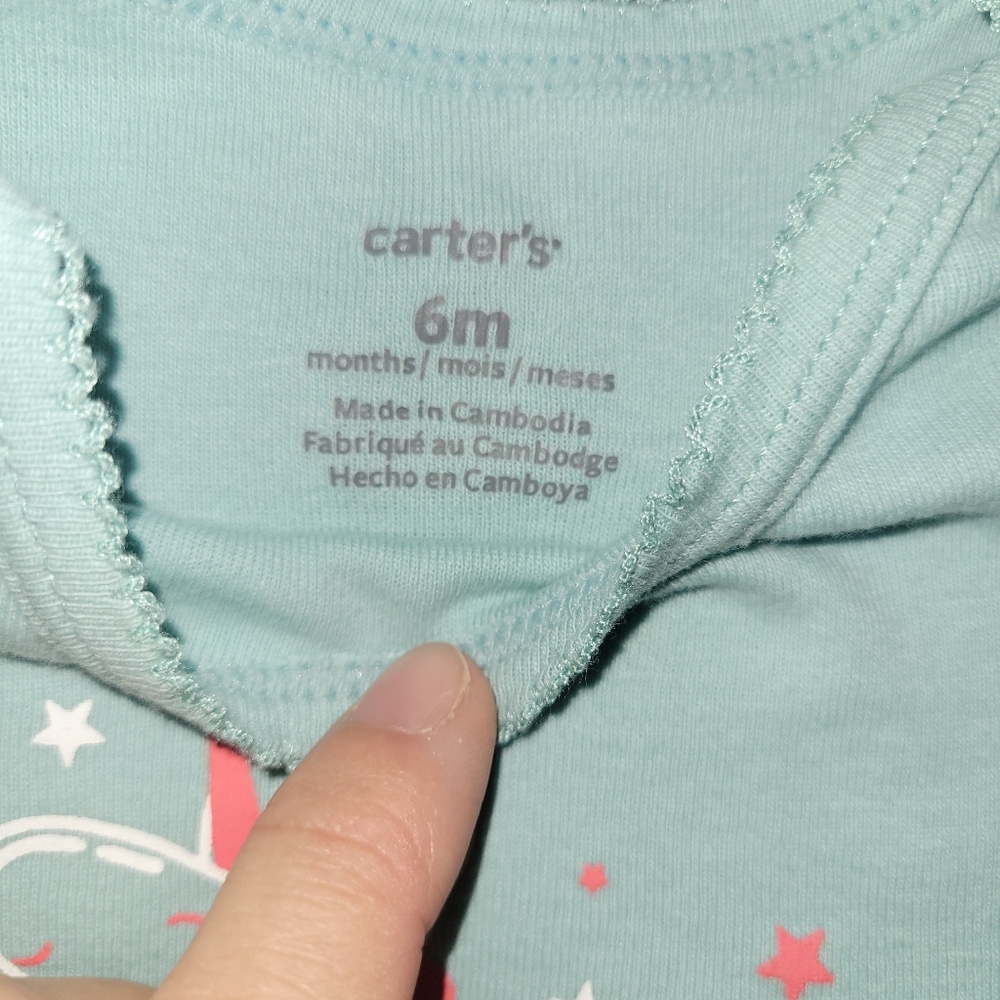 Set Of 4 - Little Girl Jammies 6 Months - Picture 10 of 10
